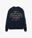 I'm Coming For The Belt Navy Longsleeve