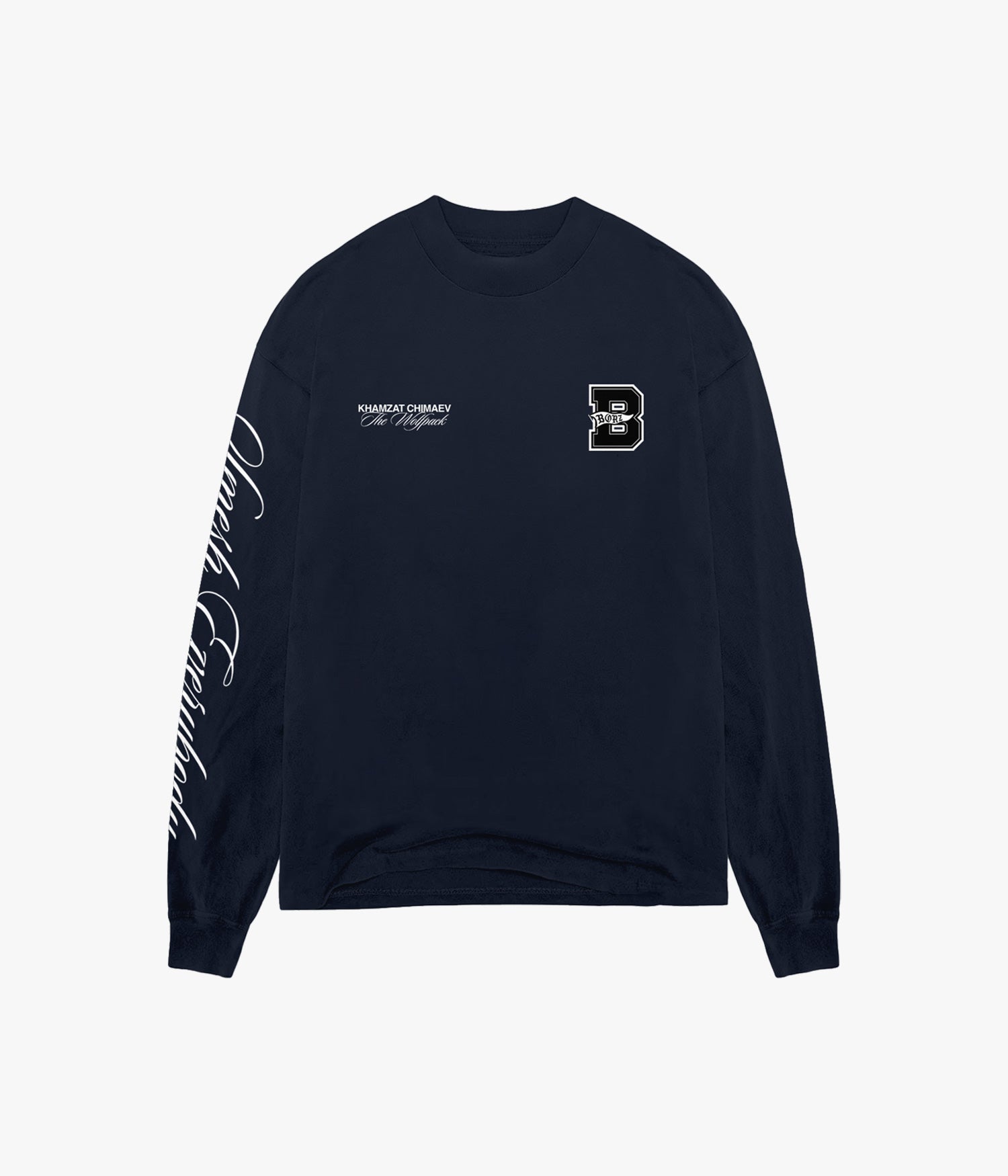 I'm Coming For The Belt Navy Longsleeve – THE BORZ STORE