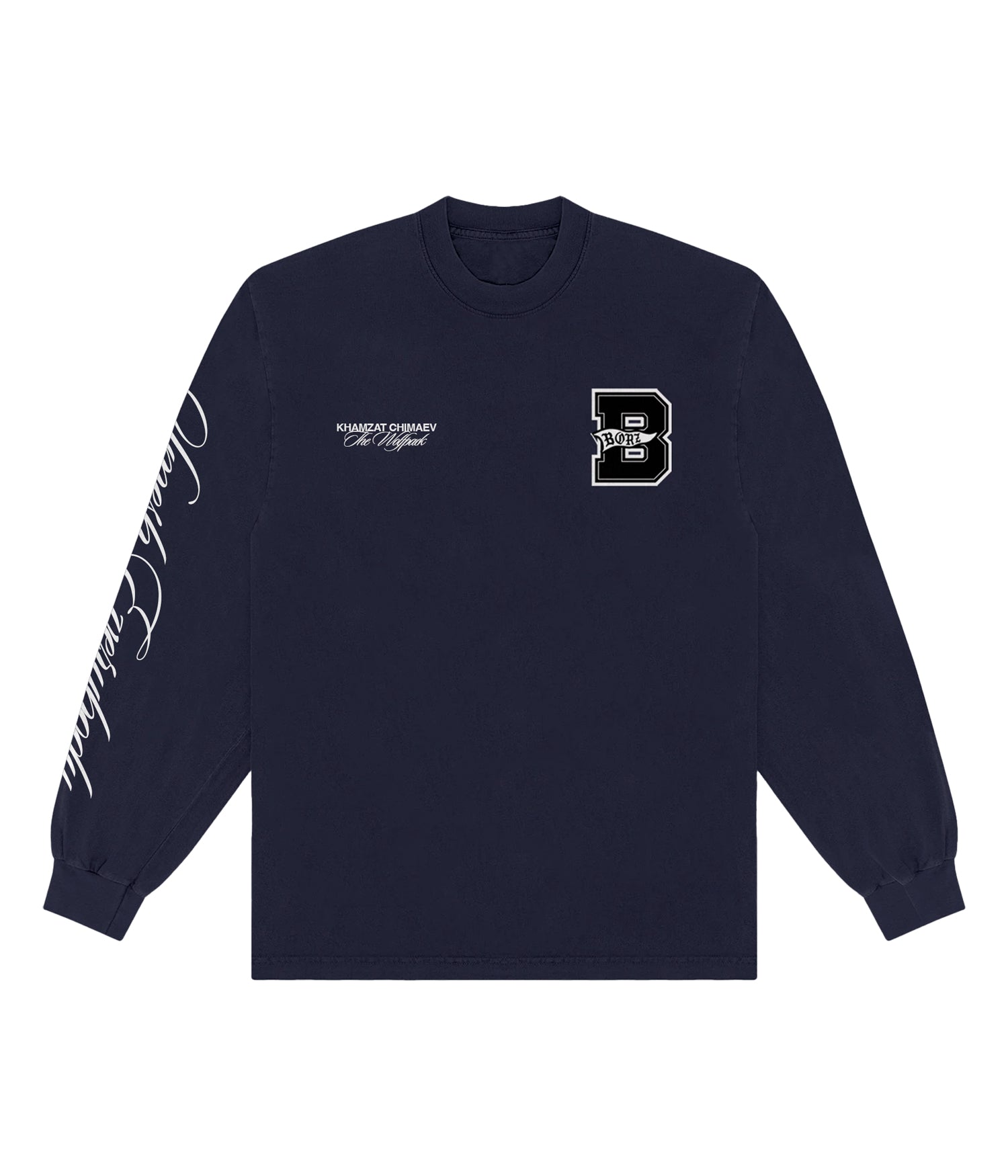 I'm Coming For The Belt Navy Longsleeve - THE BORZ STORE